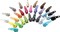Zipper Repair Kit - #3 Auto Lock YKK Sliders - 30 Sliders Per Pack (Bright & Neutral Colors) - Made in The United States